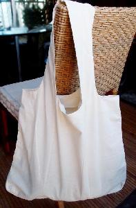 Natural Cotton Tote Bags - 19" x 17" x 2"